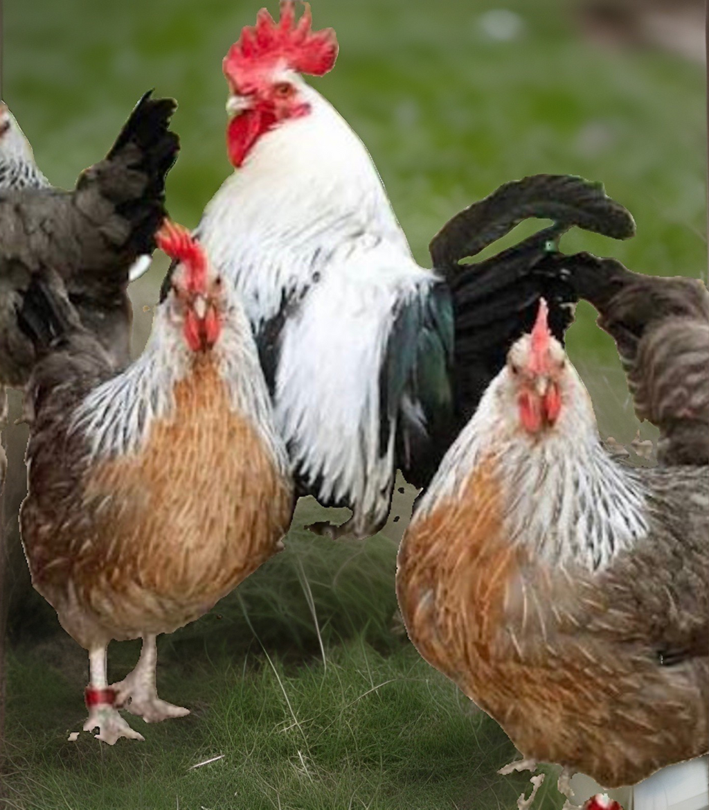 Silver Dorking Chicken